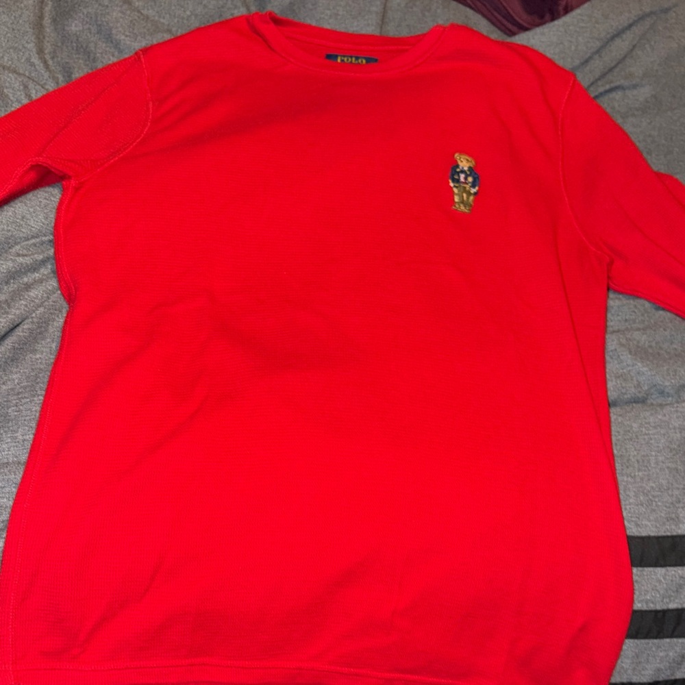 Red Polo Sleepwear Shirt